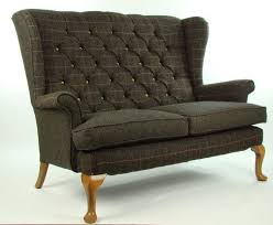 Vintage Parker Knoll Sofa Harris Tweed Wool Parker Knoll Sofa Vintage Sofa Cottage Lounge