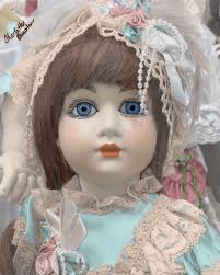 Bedtime in the Tudor house ... Dolls by Debbie Dixon-Paver , Terri's Dolls  Miniature Porcelain Dolls by Terri Davis and Angela Singleton. Icon  tapestry by Elena Avdeeva