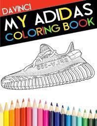 Flip flop summer shoes coloring page. My Adidas Coloring Book 4 Davinci Coloring Book Collection Amazon Co Uk Davinci 9780998683126 Books