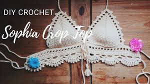This free bra pattern is for soft shaped bra where the cup is formed by a dart bra cup pattern free. The Sophia Crochet Crop Top Crochet With Carrie