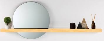 Autant de possibilités lorsque que vous décidez de passer commande sur notre site. Etagere Bois 60x10cm Avec Miroir 30cm Pas Cher Achat En Ligne Zodio