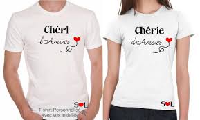 Tee Shirt Couple T Shirt Assorti Couple T Shirt Couple Etsy T Shirt Couple T Shirt T Shirt Personnalise