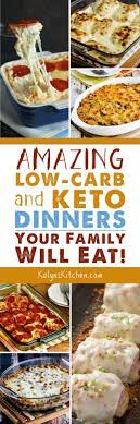 If You Re Trying To Eat Keto While Cooking Dinner For A Family This Collection Of Amazing Low Carb And Ket Keto Dinner Low Carb Keto Recipes Keto Recipes Easy