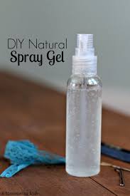 Diy Natural Spray Gel Traitement Maison Pour Cheveux Mousse Capillaire Boucler Ses Cheveux Naturellement