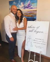 From our first date to our rehearsal dinner, this is where it all  began🥹🥰! 1 more day until I am Mrs. Landry!! Can't wait to see ya  tomorrow @lane_landry1 🤍🤭