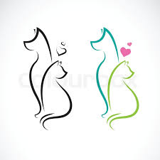 Jetzt eine riesige auswahl an gebrauchtmaschinen von zertifizierten händlern entdecken Vector Of Dog And Cat On A White Stock Vector Colourbox