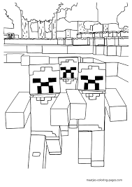 You can find here 2 free printable coloring pages of minecraft herobrine. Minecraft Herobrine Coloring Pages