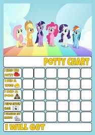 my little pony potty toilet training reward chart free stars