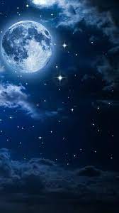 Moonlight Night Sky Wallpaper Beautiful Moon Beautiful Nature Wallpaper