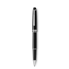 Meisterstück Platinum-Coated Classique Rollerball - Black - Montblanc® US