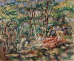 Picnic Le Dejeuner Sur L Herbe Pierre Auguste Renoir Barnes Foundation Renoir Pierre Auguste Renoir L Herbe
