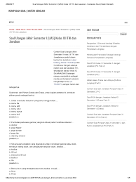 Check spelling or type a new query. Soal Ulangan Akhir Semester I Uas Kelas Xii Tik Dan Jawaban Kumpulan Soal Materi Sekolah Pdf