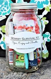 Baby Shower Gifts That Will Score You Points Diy Gifts In A Jar Mommy Survival Kit Easy Diy Gifts