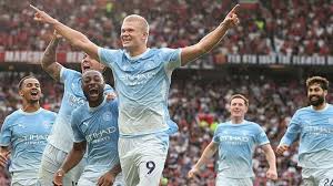 Manchester United 0-1 Manchester City: Haaland scores controversial winner for 10-man visitors — BBC