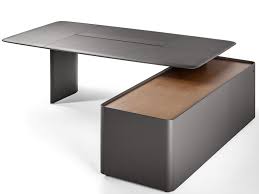 Download The Catalogue And Request Prices Of Trust Office Desk With Shelves By Poltrona Frau Desk Shelves Office Furniture Collections Office Furniture Desk