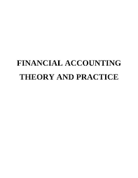 Check spelling or type a new query. Financial Accounting Theory And Practice