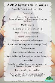 Symptoms of adhd in girls. Pin On Parenting