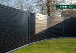 Moderne zaune aus polen mit montage verzinkt qualitativ. Thomtek Perilux Das Neue Schall Und Sichtschutz Zaunsystem