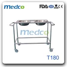 Wooden double wash stand are very popular among interior decor enthusiasts as they allow for an added aesthetic appeal to the overall vibe of a property. China Medical Stainless Steel Double Hand Wash Sink With Stand China Hospital Wash Basin Stand Stainless Steel Wash Stand