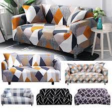 Make a sofa inviting with a soft faux suede finish or chic twill. Elastic Stretch Sofa Cover Stoffmeister Com