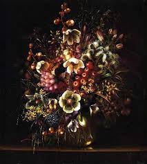 The door to the right opened on to the upper floor and the staircase; Still Life With Flowers In A Vase By Adelheid Dietrich Reproductions Most Famous Paintings Com