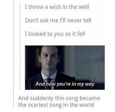 I Threw A Wish In The Well John John Was In A Well Suspiscion Eyes Activated Moriarty Call Me Maybe Sherlock Bbc