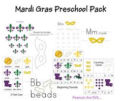 Mardi Gras Preschool Printable And Sensory Bin Mardi Gras Crafts Mardi Gras Mardi Gras Activities
