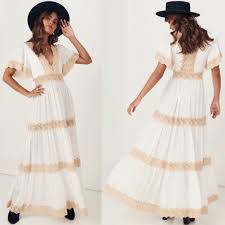 Spell The Gypsy Collective Dresses Spell The Gypsy Ocean Gown Ivory Maxi Dress Poshmark