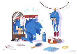Sonic Film Redesign Fan Art Sonic The Hedgehog 2020 Film Sonic The Hedgehog Hedgehog Movie Sonic