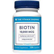 You're probably already getting the daily recommended amount of biotin. Biotin 10000 Mcg 120 Capsules At The Vitamin Shoppe