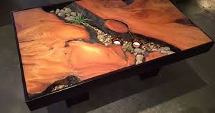 Sequoia Coffee Table Maka Wood Wood Table Wood Table Diy Resin Furniture