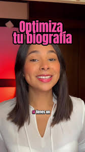 Optimizar tu biografia de instagram hará que tu perfil se vea mucho mejor,  sea mas facil encontrarte y le facilitas la vida al cliente 👌🏻