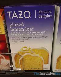 Tazo Dessert Delights Glazed Lemon Loaf Herbal Tea Jpg The Impulsive Buy