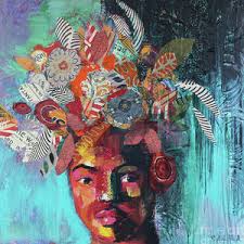 Swiss Roll Painting by Sylvia Paul