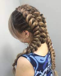 25 Cool Pigtails Hairstyles From Dutch And French Braid Pigtails To Buns And Bunches Pigtail Hairstyles Dutch Braid Hairstyles Hair Styles