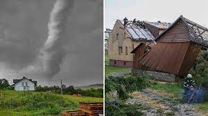 Trąba powietrzna zjawiła się nagle, koło południa, szła zaledwie dwie minuty. G3ldcjvqeyujam