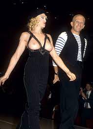 Kim Kardashian brings back Madonna's infamous breast