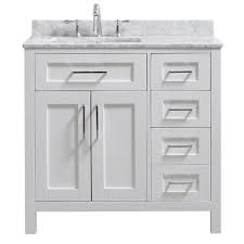 Home Decorators Collection Hampton Harbor 45 In W X 22 In D Vanity In White With Cultured Marble Vanity Top In White With White Sink Hmp 45w Marble Vanity Tops White Sink