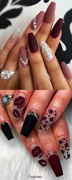 Simple purple and gold nail designs. The Best Nail Trends For Cute Fall Manicure Stylish Belles Shiny Nails Designs Fall Manicure Maroon Nails