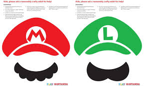 Super Mario And Luigi Mustache Stencils For Photo Booth And More Printable Disguise Pdf Mario And Luigi Hats Super Mario Super Mario Bros Party