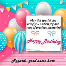 Write Name On Birthday Wishes Quotes Sms Card Happy Birthday Wishes Quotes Birthday Wishes With Name Happy Birthday Wishes Cards