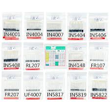 R capacitive load, derate current by 20%. Buy Bojack 14 Value 240 Pcs Diode Assortment Kit Contain Rectifier Fast Recovery Schottky Switching Diode 1n4001 1n4004 1n4007 1n5404 1n5406 1n5408 Rl207 Fr107 Fr207 Uf4007 1n5817 1n5819 1n5822 1n4148 Online In Vietnam B07q5fzr7x
