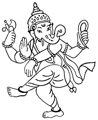 Print and color by hand. Ganesha Coloring Pages Coloring Home