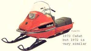 Image result for Orange 1973 Snowmobile