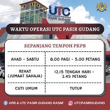Guide to renew passport in johor bahru utc jb malaysia hazeldiary. Makluman Waktu Operasi Utc Kpb Utc Pasir Gudang Rasmi Facebook