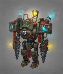 Allods Hadagan Titan Driller By Sokil Su On Deviantart Robot Concept Art Concept Art Dungeons And Dragons Game