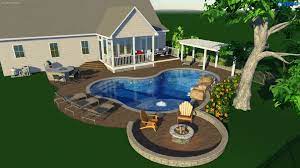 Raleigh Landscape Design 3d Pool Spa Services Choice P S Landscape Design Services 3d Pool Landscape Design