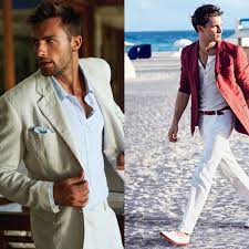 Si tienes varias bodas en poco tiempo y no puedes invertir en muchos vestidos diferentes. Boda En La Playa Rtvang Com Beach Wedding Outfit Wedding Outfit Men Wedding Suits Men