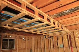Basements having concrete foundation walls with less. Basement Framing Example 2