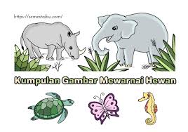 Contoh mewarnai gambar es krim mewarnai gambar. Gambar Mewarnai Hewan Pdf 12 Halaman Free Download